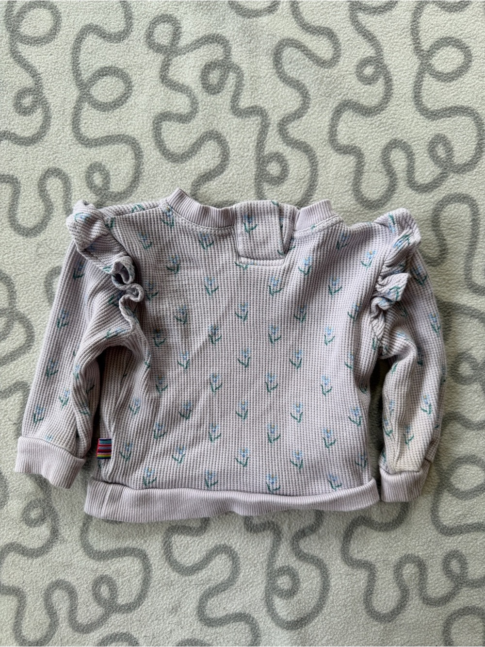 Magnetic Me Floral Waffle Knit Sweater - Picture 2 of 4